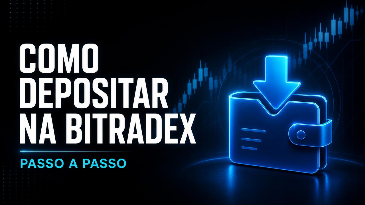 Como depositar na BitradeX — Passo a Passo